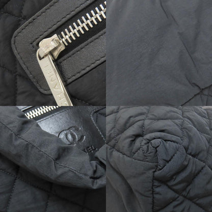CHANEL シャネル コココクーン シルバー金具 トートバッグ ナイロン レディース 中古