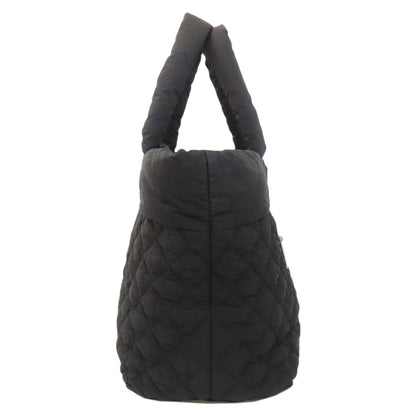 CHANEL シャネル コココクーン シルバー金具 トートバッグ ナイロン レディース 中古