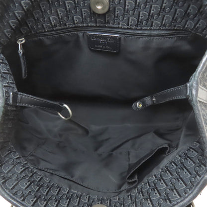 CHRISTIAN DIOR クリスチャンディオール トロッター柄 トートバッグ キャンバス レディース 中古