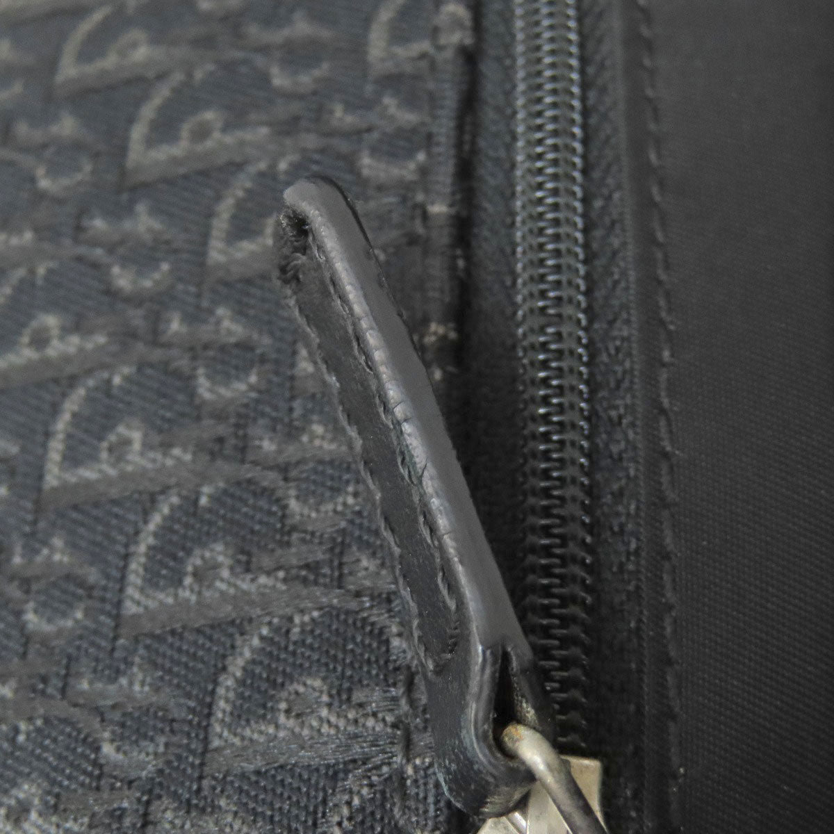 CHRISTIAN DIOR クリスチャンディオール トロッター柄 トートバッグ キャンバス レディース 中古
