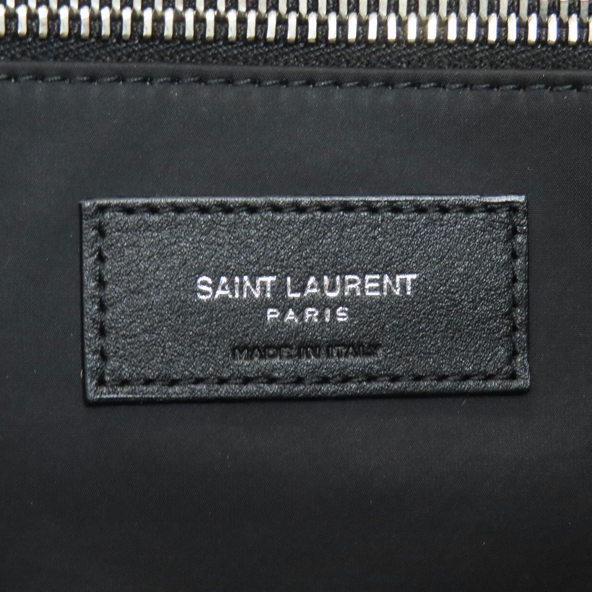 SAINT LAURENT サンローラン ロゴ トートバッグ ナイロン レディース 中古