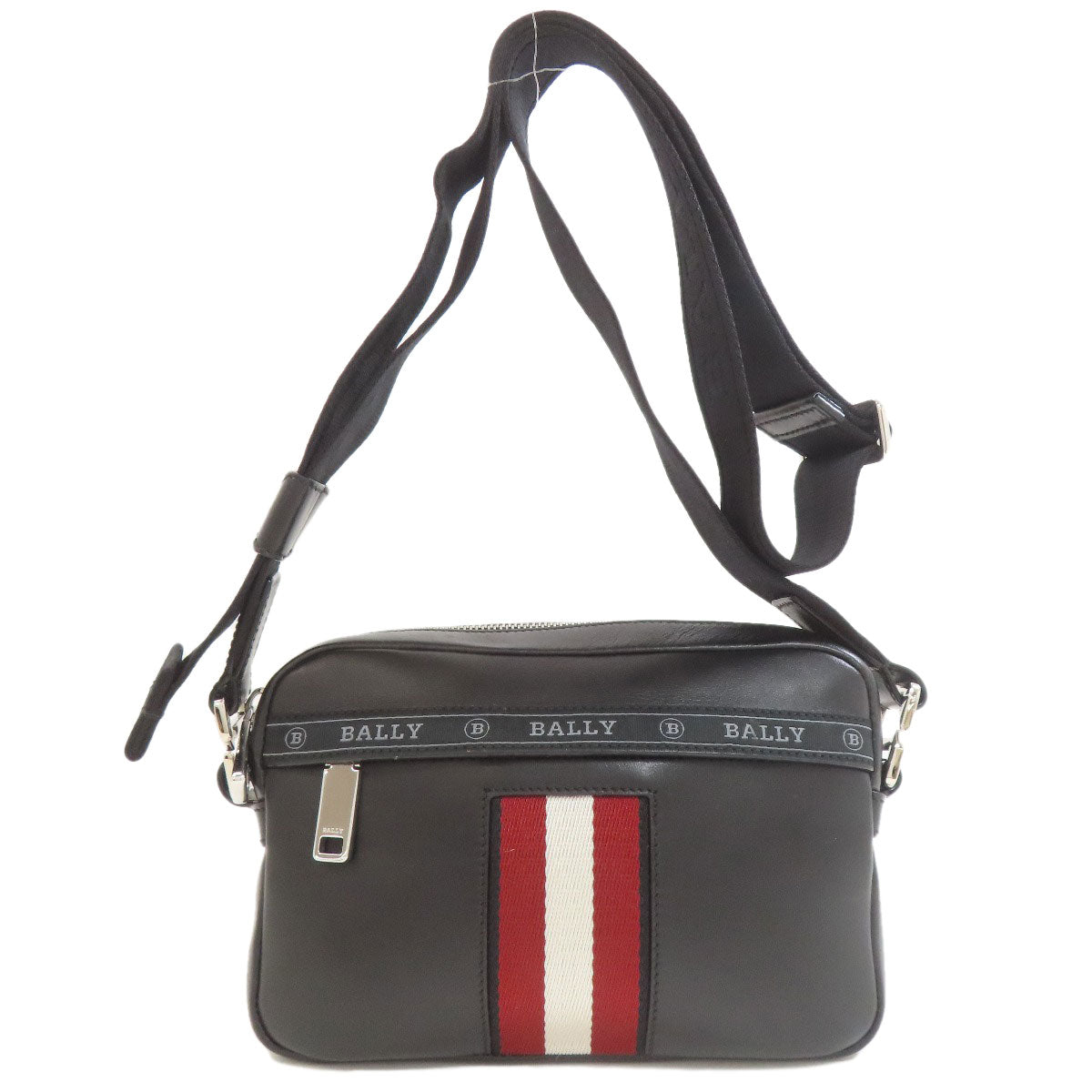 BALLY バリー ロゴ ショルダーバッグ レザー レディース 中古