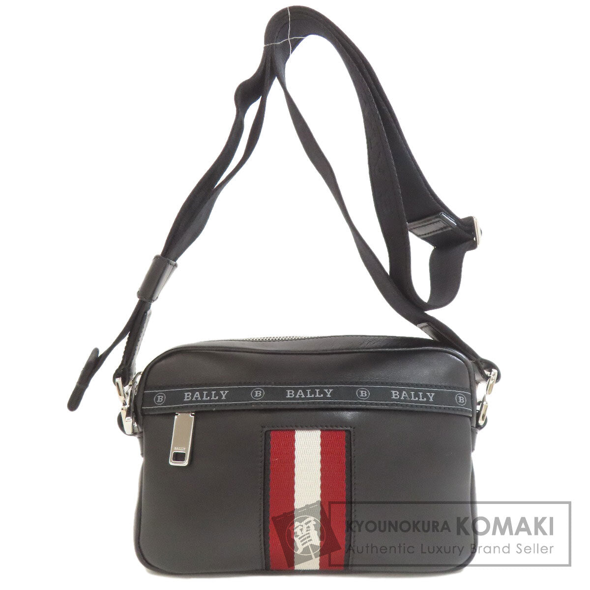 BALLY バリー ロゴ ショルダーバッグ レザー レディース 中古