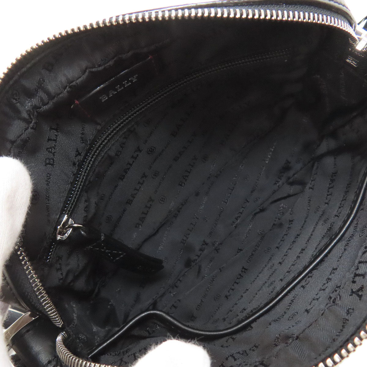 BALLY バリー ロゴ ショルダーバッグ レザー レディース 中古