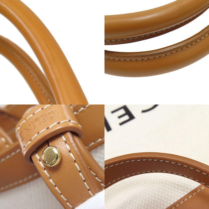 CELINE セリーヌ バーティカルカバ 2WAY ハンドバッグ キャンバス レディース 中古