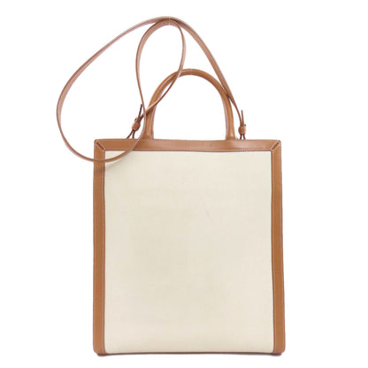 CELINE セリーヌ バーティカルカバ 2WAY ハンドバッグ キャンバス レディース 中古