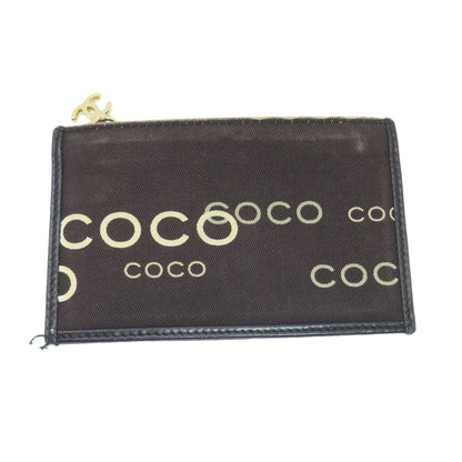CHANEL シャネル COCOプリント ゴールド金具 トートバッグ キャンバス レディース 中古