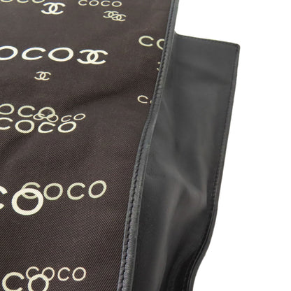 CHANEL シャネル COCOプリント ゴールド金具 トートバッグ キャンバス レディース 中古