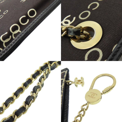 CHANEL シャネル COCOプリント ゴールド金具 トートバッグ キャンバス レディース 中古