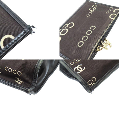 CHANEL シャネル COCOプリント ゴールド金具 トートバッグ キャンバス レディース 中古