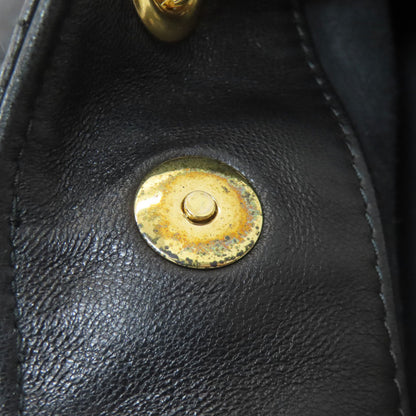 CHRISTIAN DIOR クリスチャンディオール ディオール アミ マクロカナ―ジュ ショルダーバッグ レザー レディース 中古