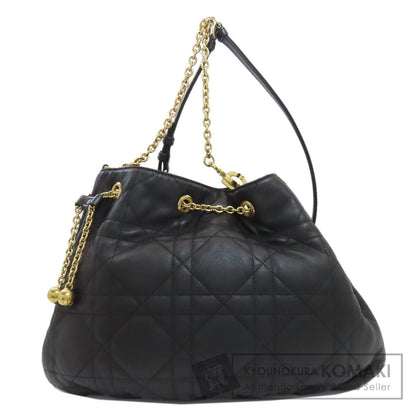 CHRISTIAN DIOR クリスチャンディオール ディオール アミ マクロカナ―ジュ ショルダーバッグ レザー レディース 中古