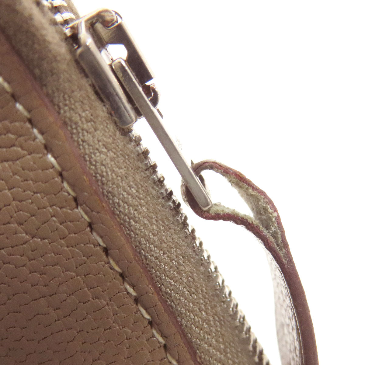 HERMES エルメス エブリン アザップロング エトープ シルバー金具 長財布（小銭入れあり） シェーブル レディース 中古