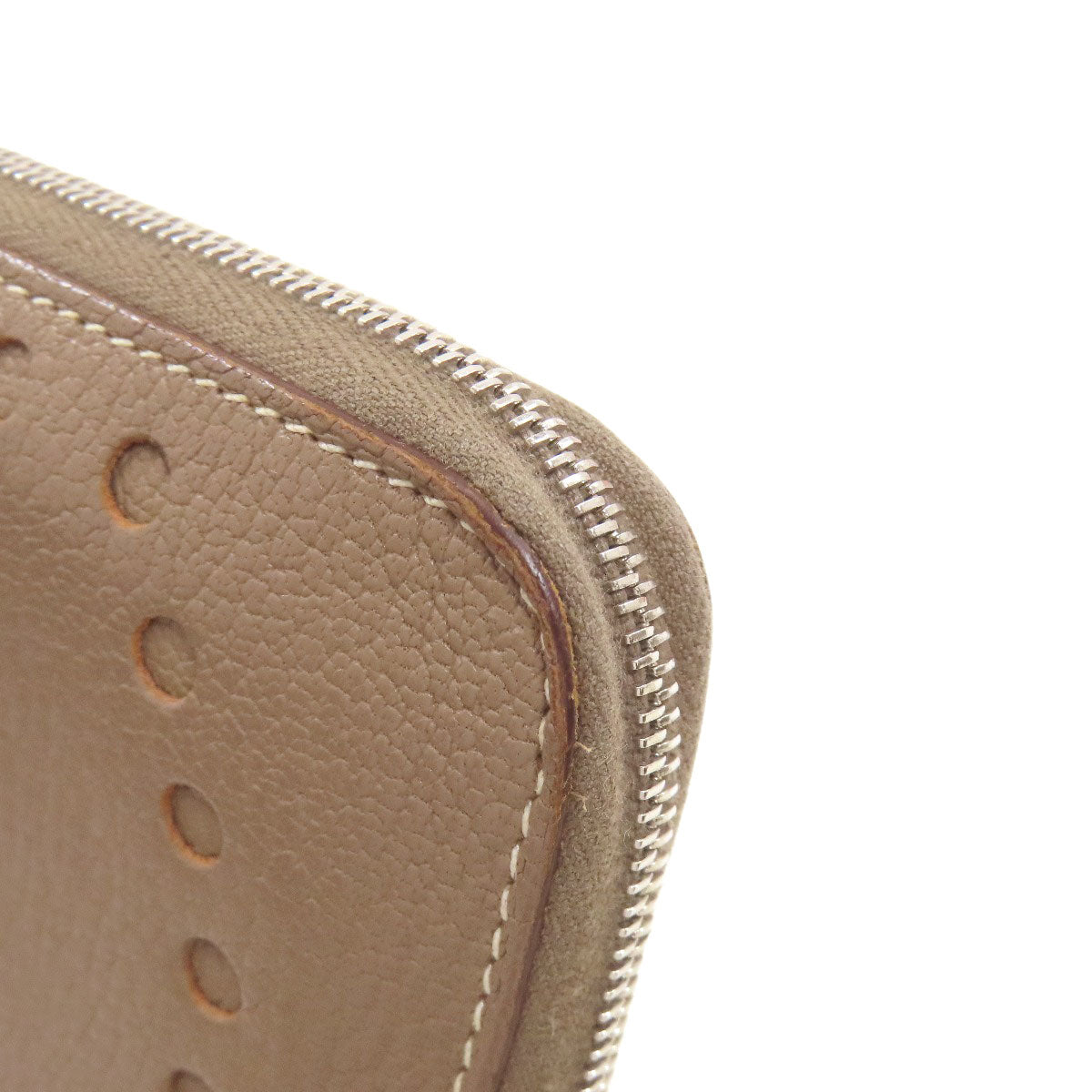 HERMES エルメス エブリン アザップロング エトープ シルバー金具 長財布（小銭入れあり） シェーブル レディース 中古