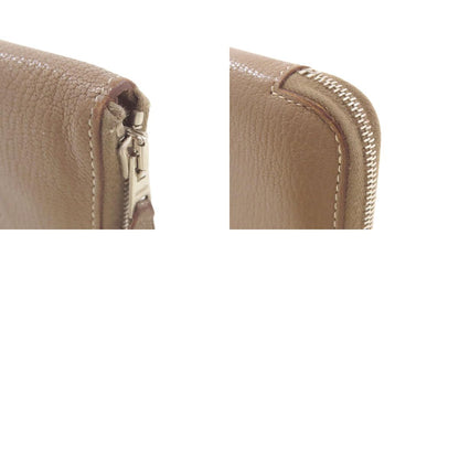 HERMES エルメス エブリン アザップロング エトープ シルバー金具 長財布（小銭入れあり） シェーブル レディース 中古