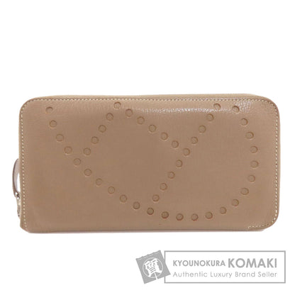 HERMES エルメス エブリン アザップロング エトープ シルバー金具 長財布（小銭入れあり） シェーブル レディース 中古