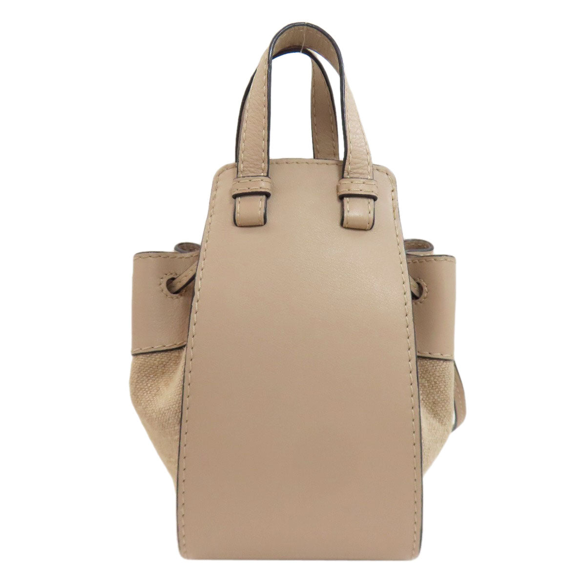 LOEWE ロエベ ハンモック ミニ 2WAY ハンドバッグ キャンバス レディース 中古