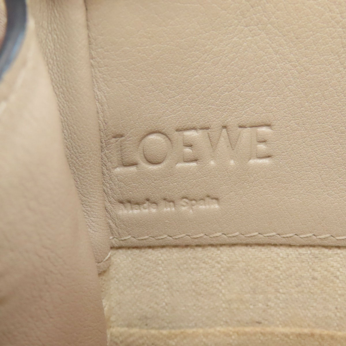 LOEWE ロエベ ハンモック ミニ 2WAY ハンドバッグ キャンバス レディース 中古