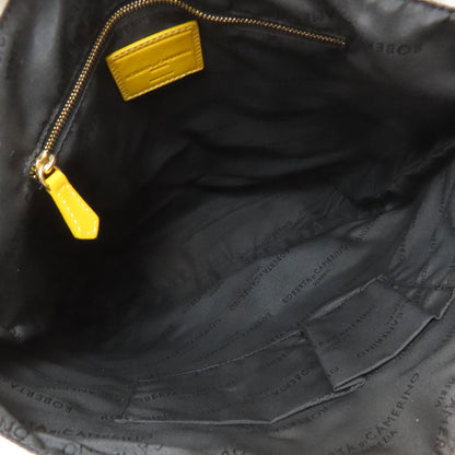 Roberta di Camerino ロベルタ・ディ・カメリーノ ロープ柄 2WAY トートバッグ キャンバス レディース 中古