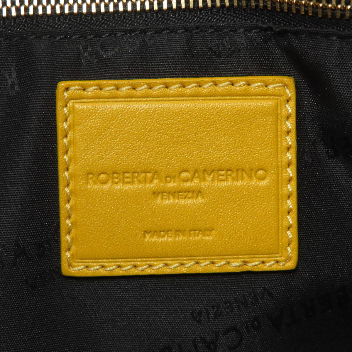 Roberta di Camerino ロベルタ・ディ・カメリーノ ロープ柄 2WAY トートバッグ キャンバス レディース 中古