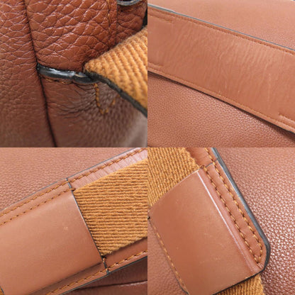 LOEWE ロエベ アナグラム ショルダーバッグ レザー レディース 中古