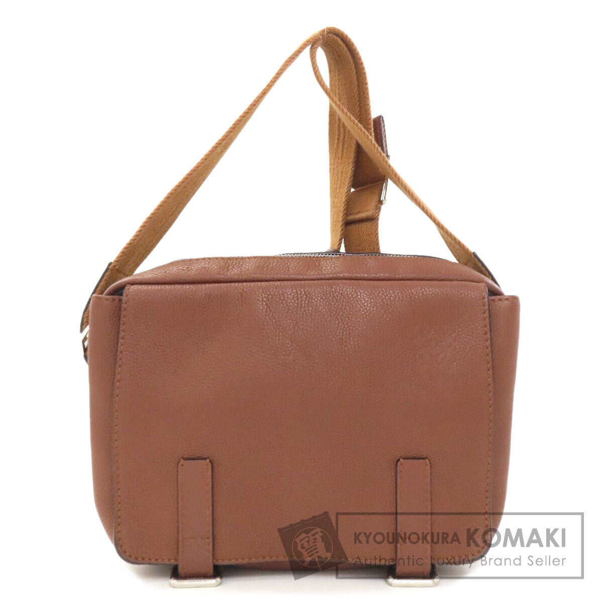 LOEWE ロエベ アナグラム ショルダーバッグ レザー レディース 中古