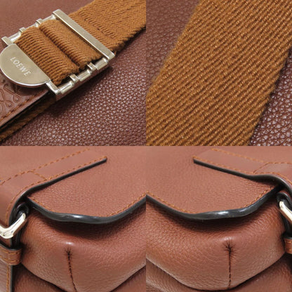 LOEWE ロエベ アナグラム ショルダーバッグ レザー レディース 中古