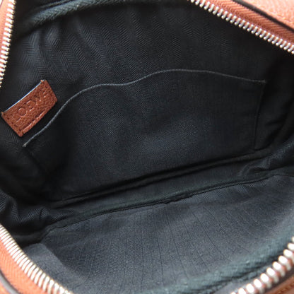 LOEWE ロエベ アナグラム ショルダーバッグ レザー レディース 中古