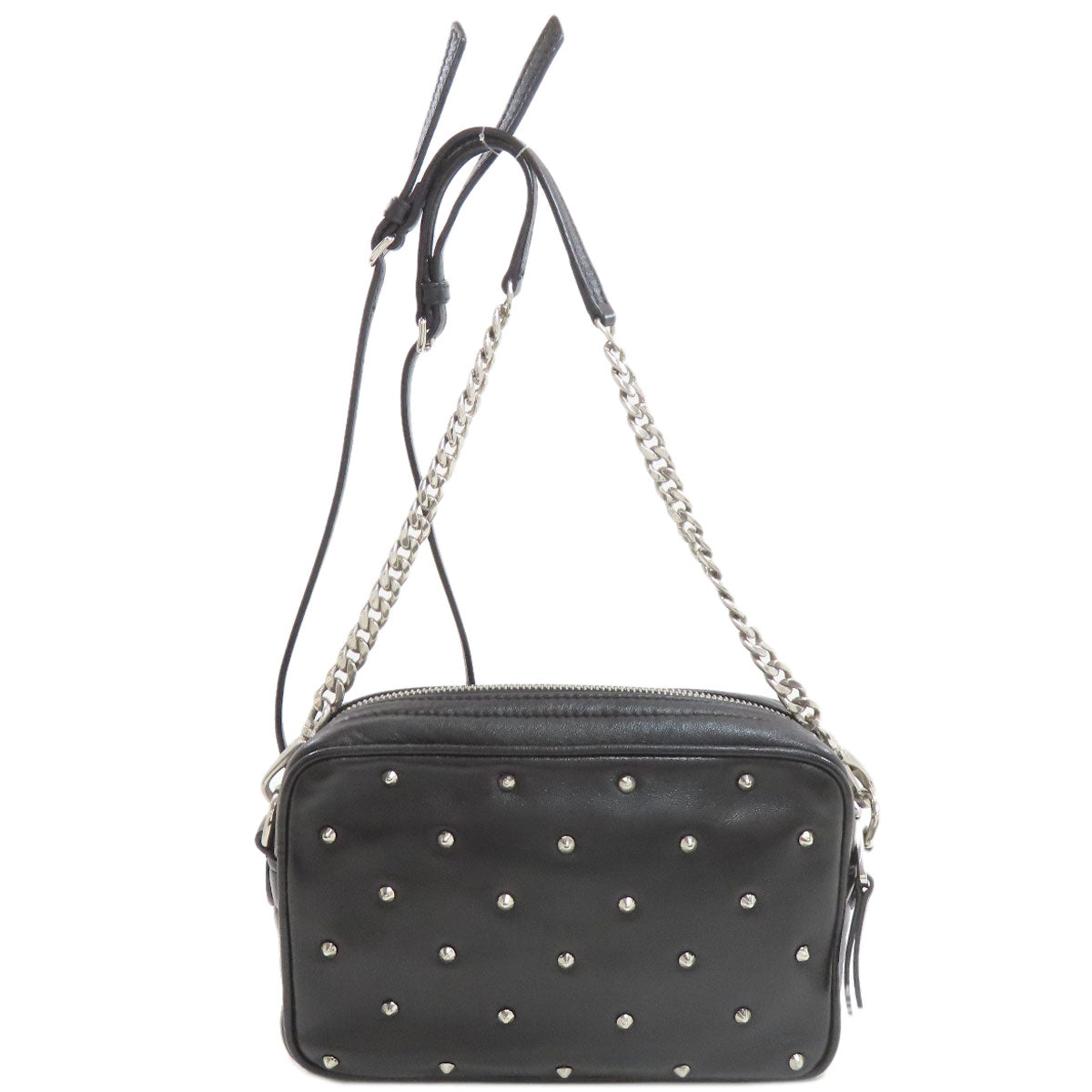 ミュウミュウ スタッズ ショルダーバッグ 中古 商品画像3