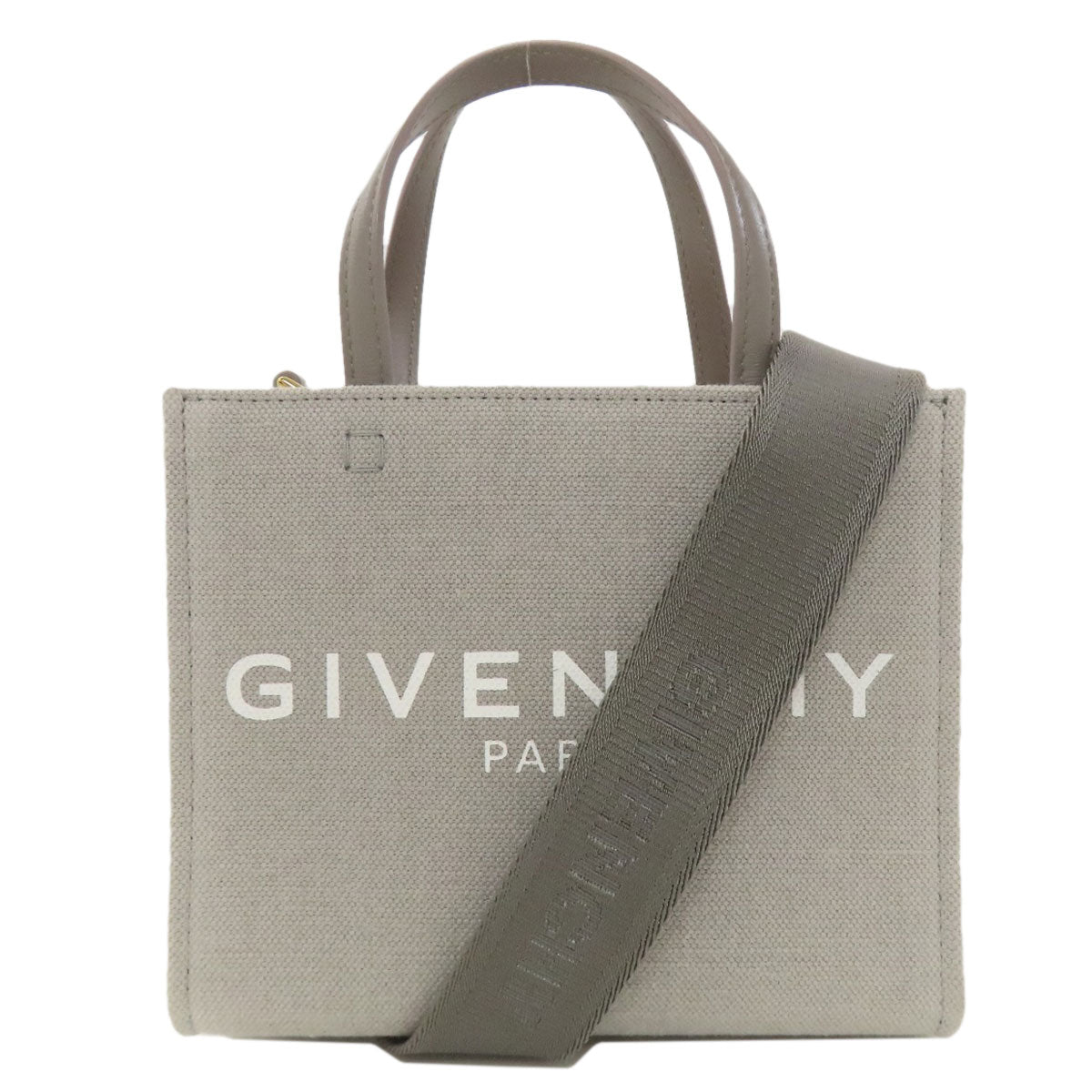 GIVENCHY ジバンシー 2WAY ハンドバッグ キャンバス レディース 中古