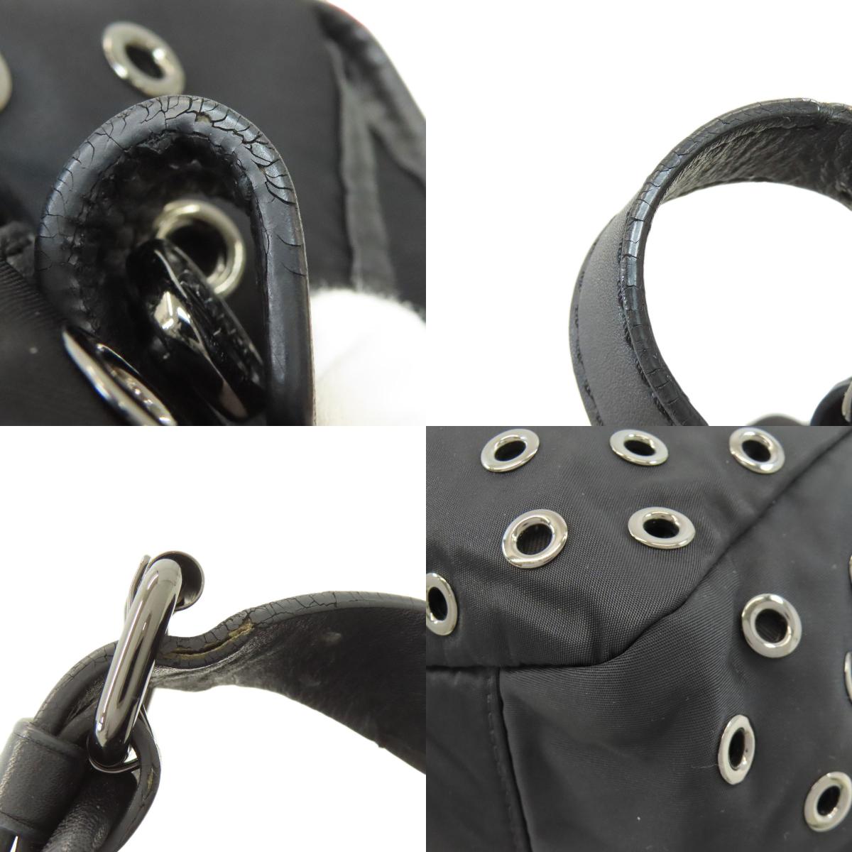 GIVENCHY ジバンシー パンチング トートバッグ ナイロン レディース 中古