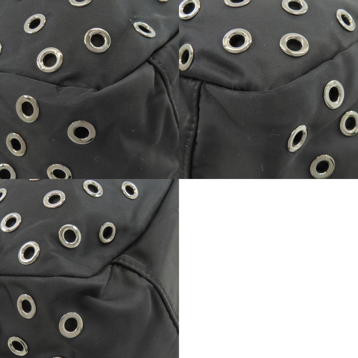 GIVENCHY ジバンシー パンチング トートバッグ ナイロン レディース 中古