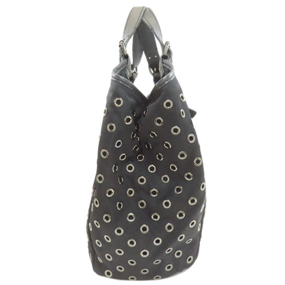 GIVENCHY ジバンシー パンチング トートバッグ ナイロン レディース 中古