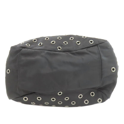 GIVENCHY ジバンシー パンチング トートバッグ ナイロン レディース 中古