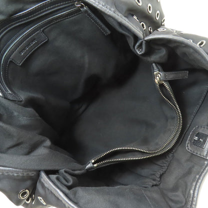 GIVENCHY ジバンシー パンチング トートバッグ ナイロン レディース 中古