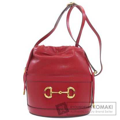 GUCCI グッチ 602118 ホースビット バケットバッグ ショルダーバッグ カーフ レディース 中古