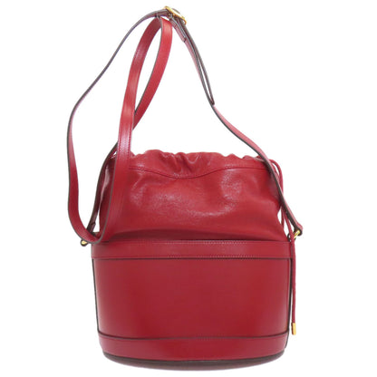 GUCCI グッチ 602118 ホースビット バケットバッグ ショルダーバッグ カーフ レディース 中古