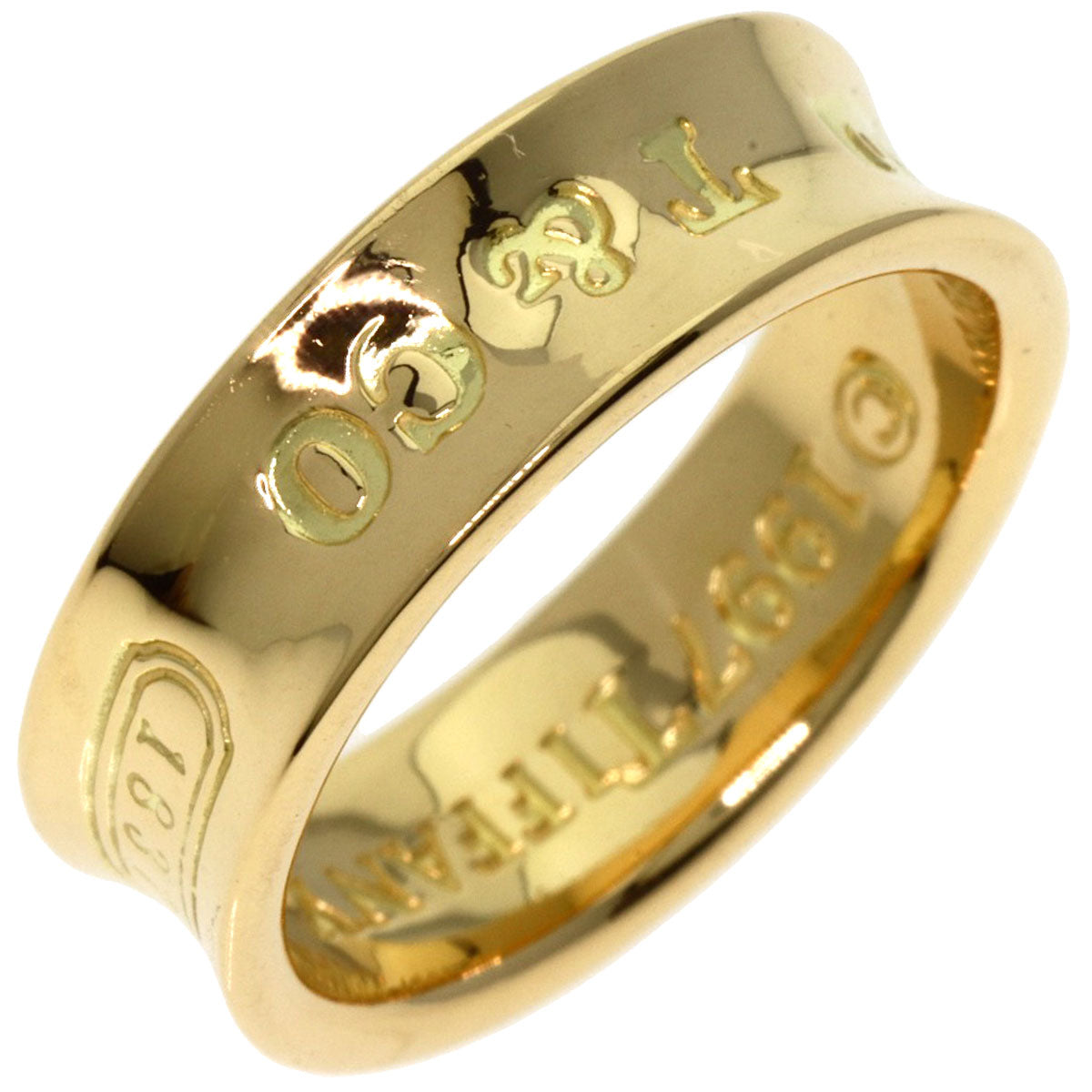 TIFFANY&Co. ティファニー 1837 リング・指輪 K18YG レディース 中古