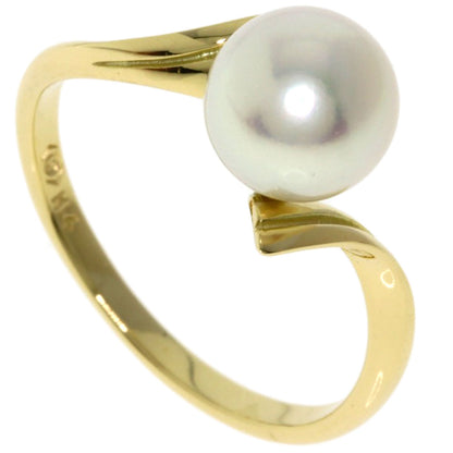 MIKIMOTO ミキモト パール 真珠 リング・指輪 K14YG レディース 中古