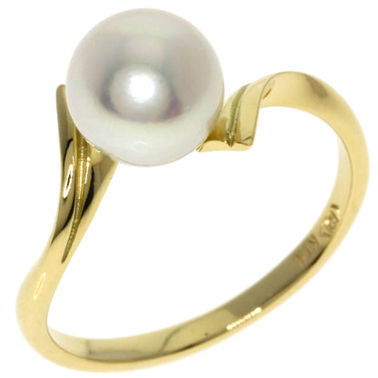 MIKIMOTO ミキモト パール 真珠 リング・指輪 K14YG レディース 中古