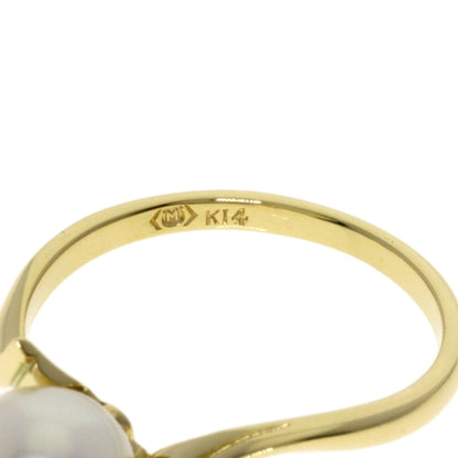 MIKIMOTO ミキモト パール 真珠 リング・指輪 K14YG レディース 中古