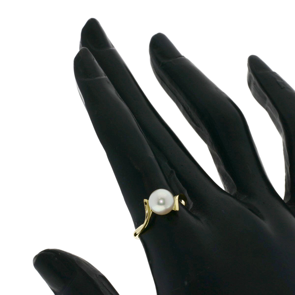 MIKIMOTO ミキモト パール 真珠 リング・指輪 K14YG レディース 中古
