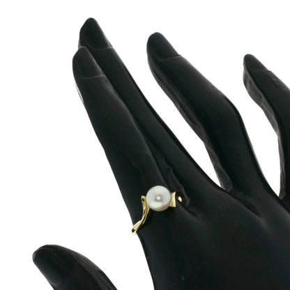 MIKIMOTO ミキモト パール 真珠 リング・指輪 K14YG レディース 中古