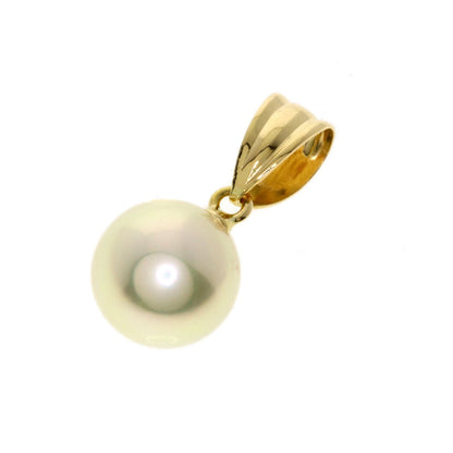 MIKIMOTO ミキモト パール 真珠 ペンダントトップ K18YG レディース 中古