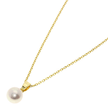 MIKIMOTO ミキモト パール 真珠 ネックレス K18YG レディース 中古