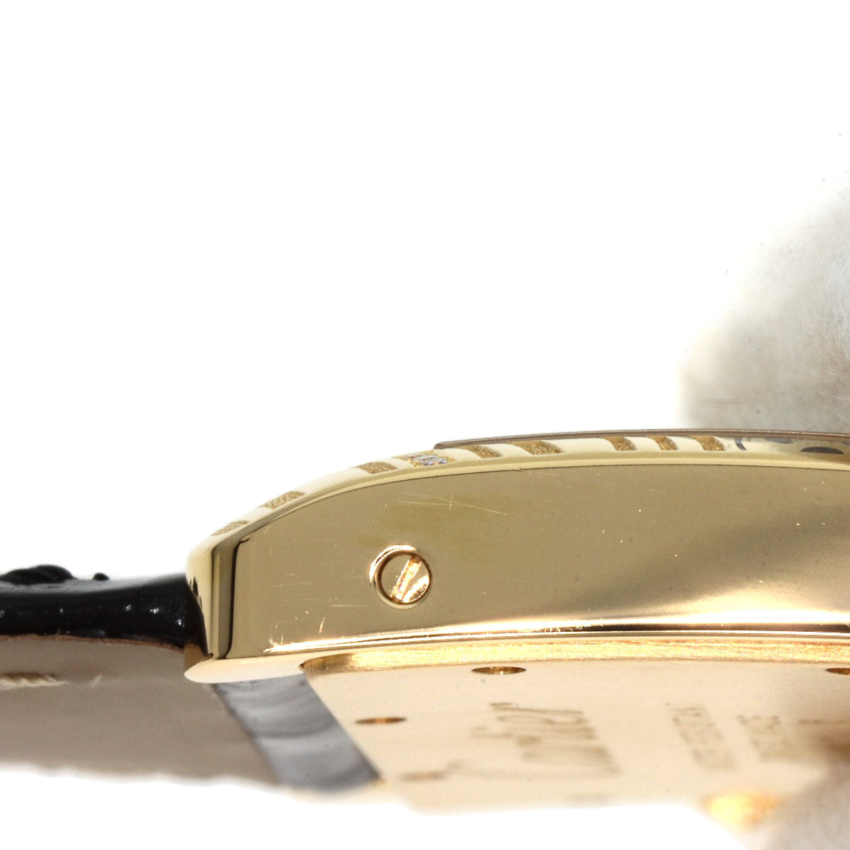 CARTIER カルティエ WA301836 ミニタンク ディヴァン パンサー ダイヤモンド 20本限定 腕時計 K18YG レディース 中古