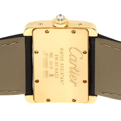 CARTIER カルティエ WA301836 ミニタンク ディヴァン パンサー ダイヤモンド 20本限定 腕時計 K18YG レディース 中古