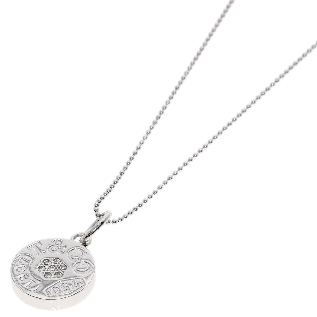 ティファニー 1837 サークル 7P ダイヤモンド ネックレス 中古 商品画像2