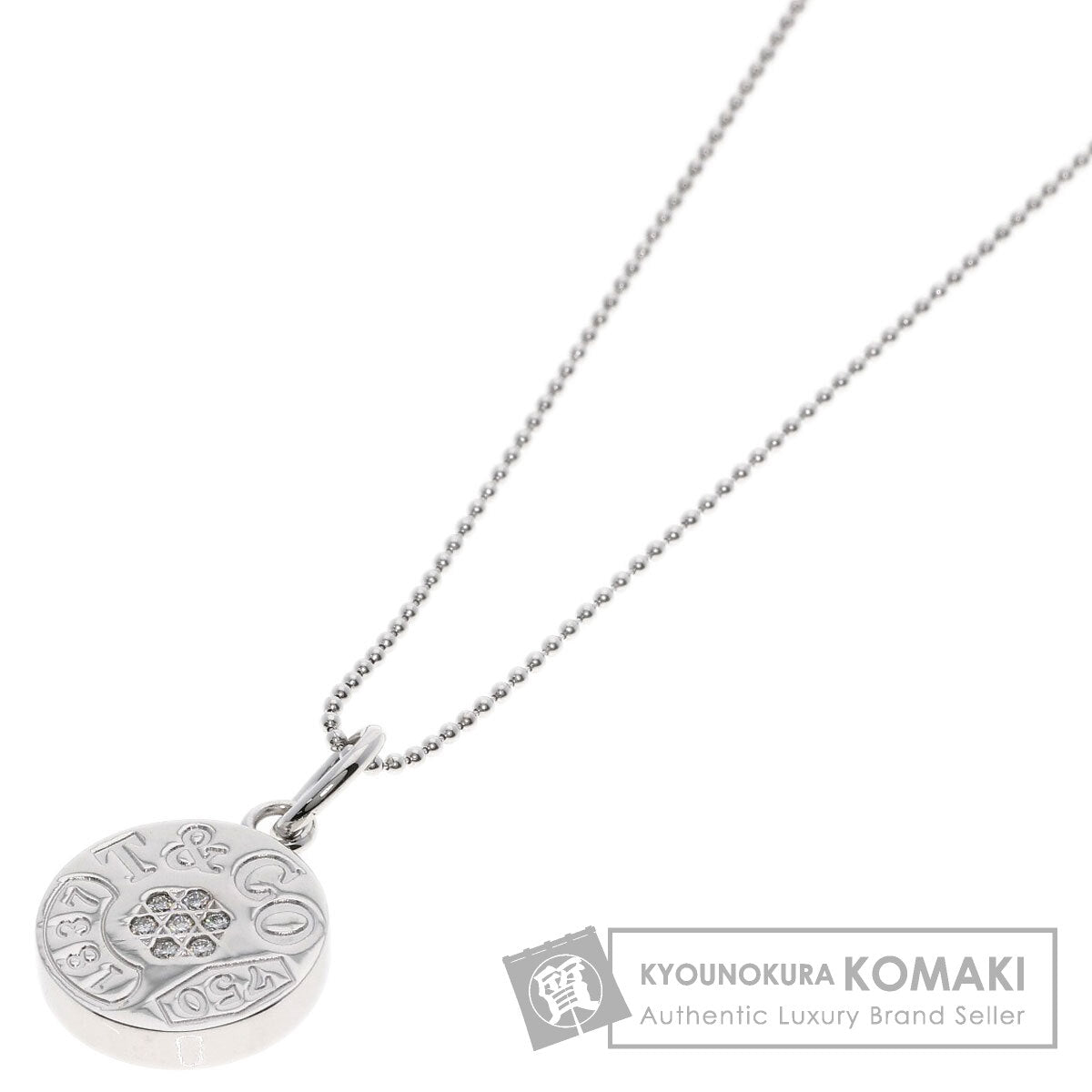 ティファニー 1837 サークル 7P ダイヤモンド ネックレス 中古 商品画像1