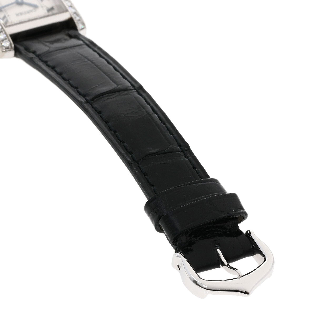 カルティエ WE1002S3 タンクフランセーズSM 純正ダイヤモンドベゼル 腕時計 中古 商品画像11